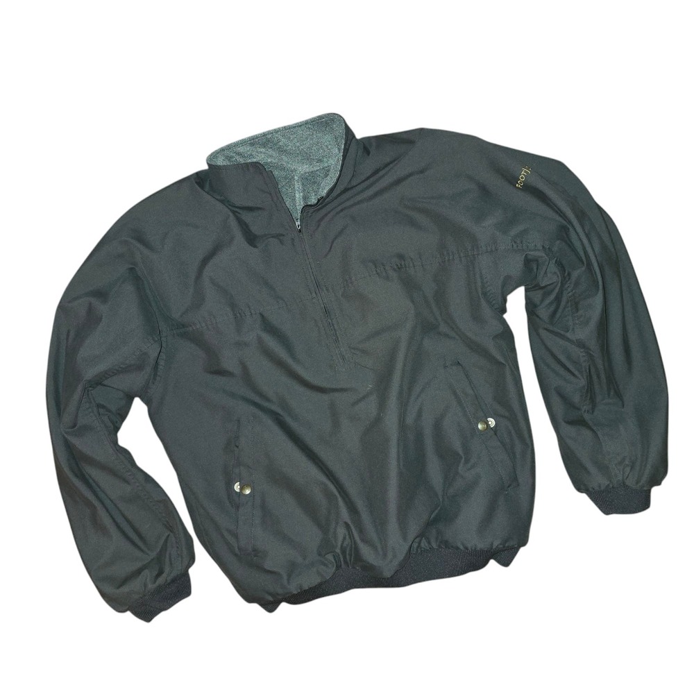 FootJoy Golf Pullover Windbreaker Reversible Fleece Lined Jacket  Mens‎ M
